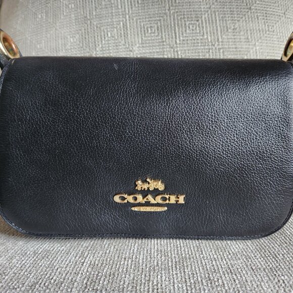 COACH black Jes crossbody shoulder bag with reversible strap F77979 - Picture 2 of 14